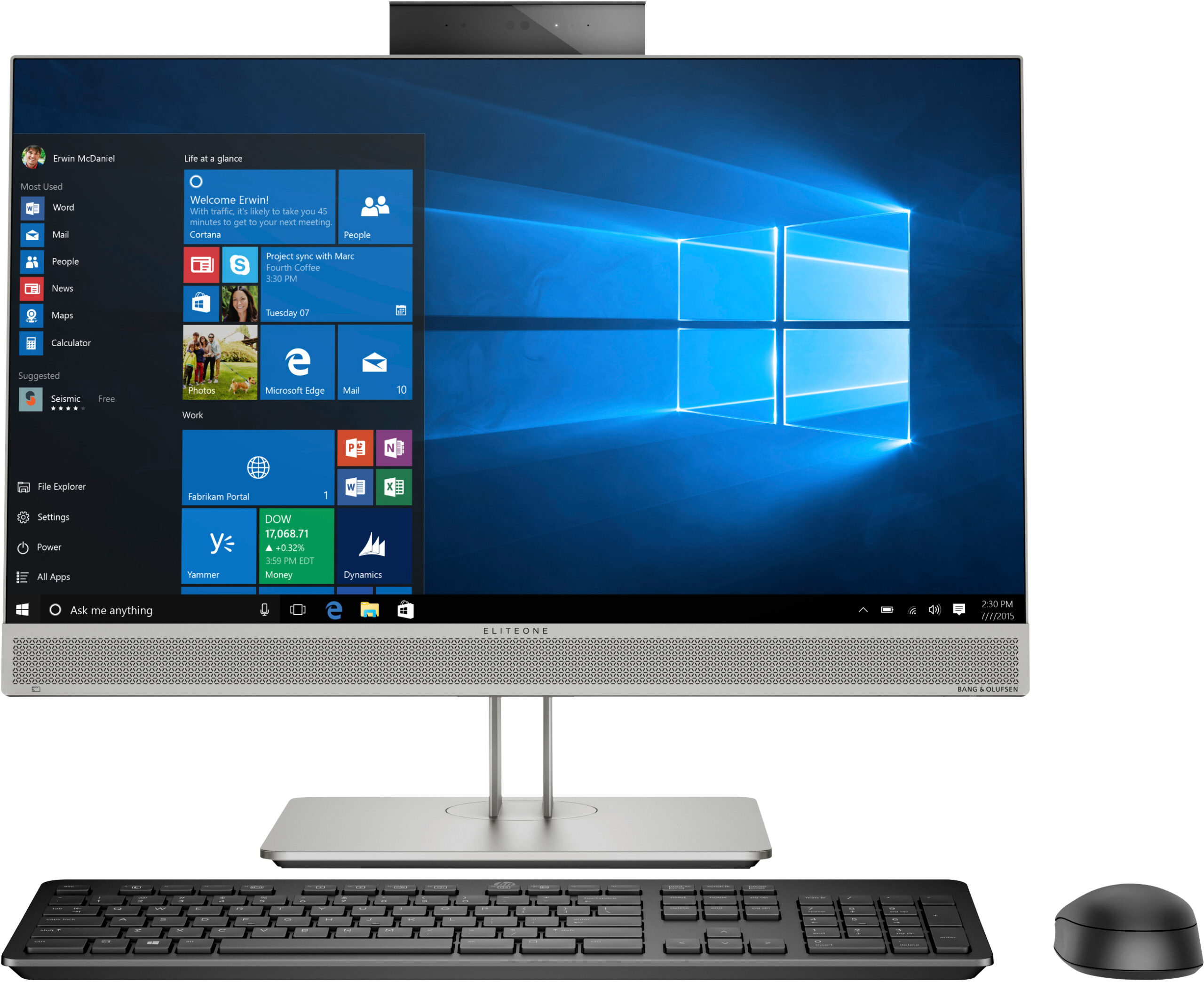 HP EliteOne 800 G5 Intel® Core™ i5 i5-9500 60.5 cm (23.8″) 1920 x 1080 pixels All-in-One PC 16GB DDR4-SDRAM 256 GB SSD Windows 11 Pro Black, Silver