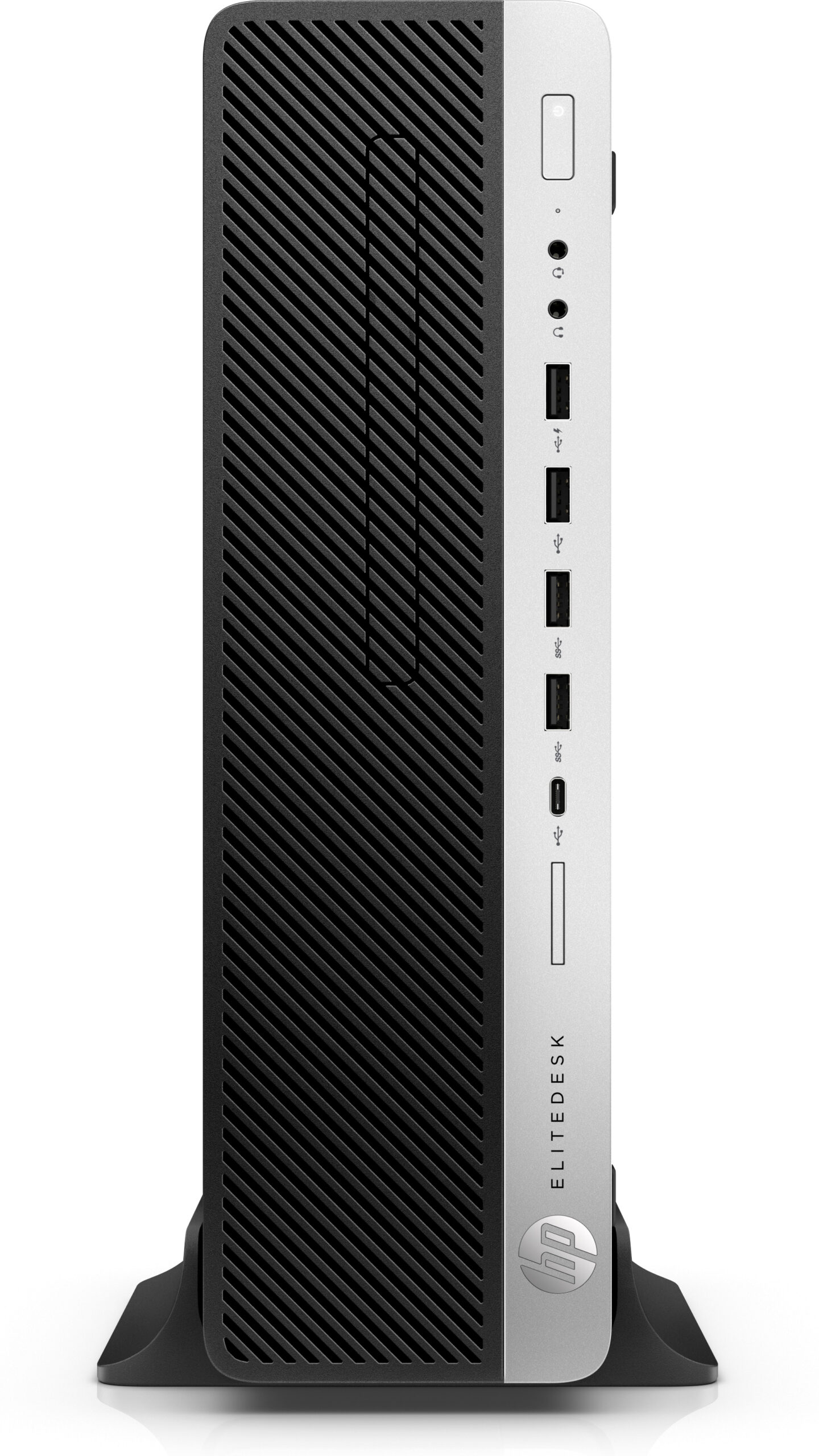 HP EliteDesk 800 G4 Intel® Core™ i5 i5-8600 8 GB DDR4-SDRAM 512 GB SSD SFF PC Black, Silver