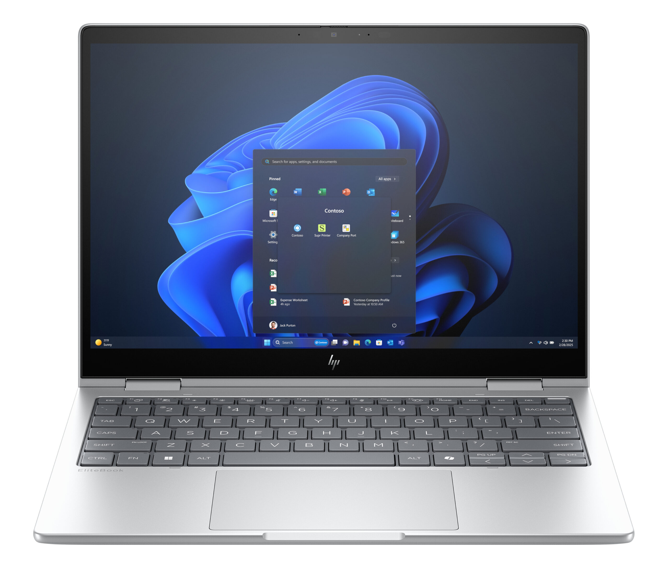 HP EliteBook 8 Flip G1i 13 inch Notebook AI PC Business & Performance UK with Intel Core Ultra 7, 16GB RAM and storage