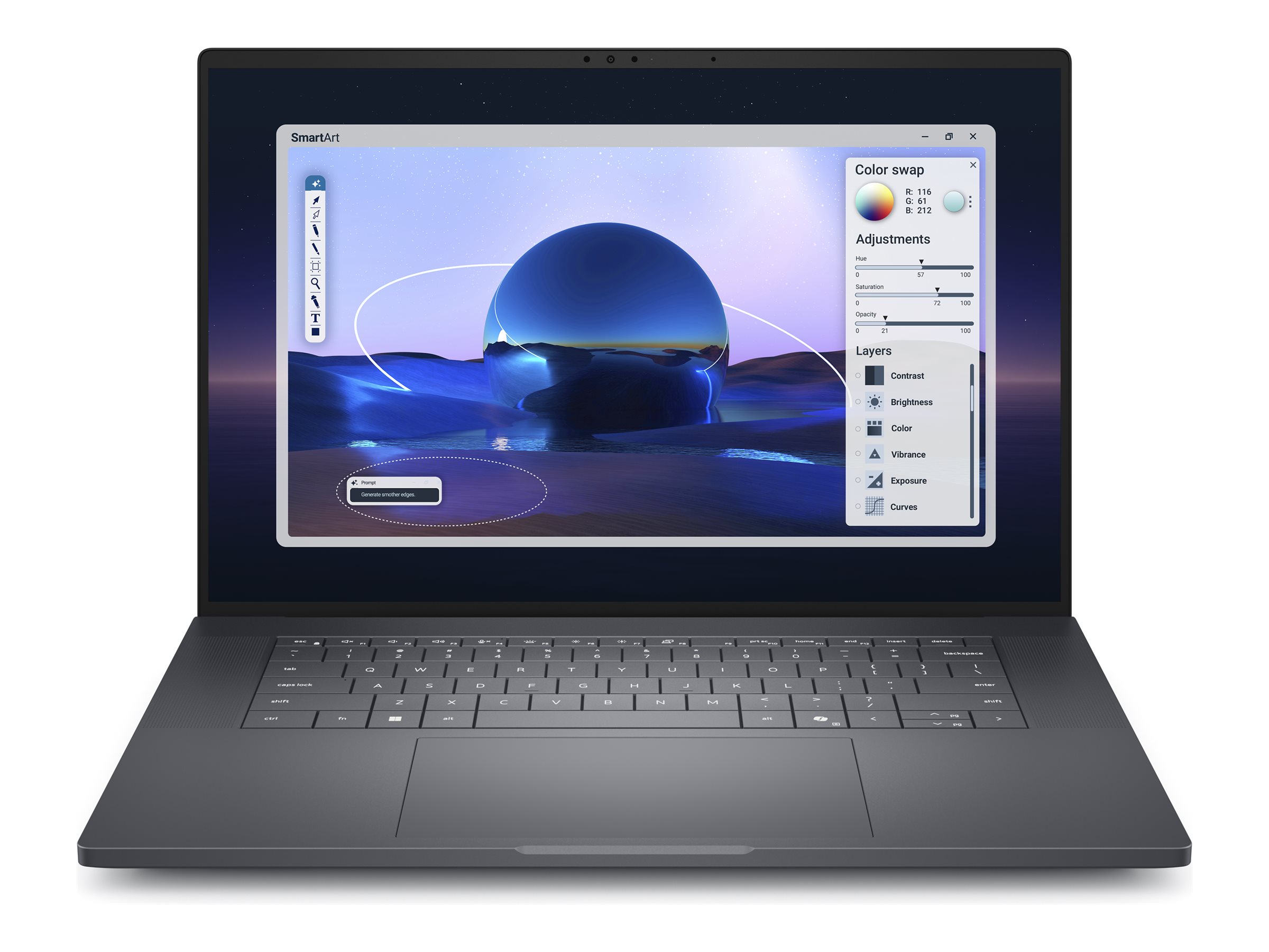 Dell Pro Max 16 business laptop with Ultra 9 processor and RTX PRO graphics