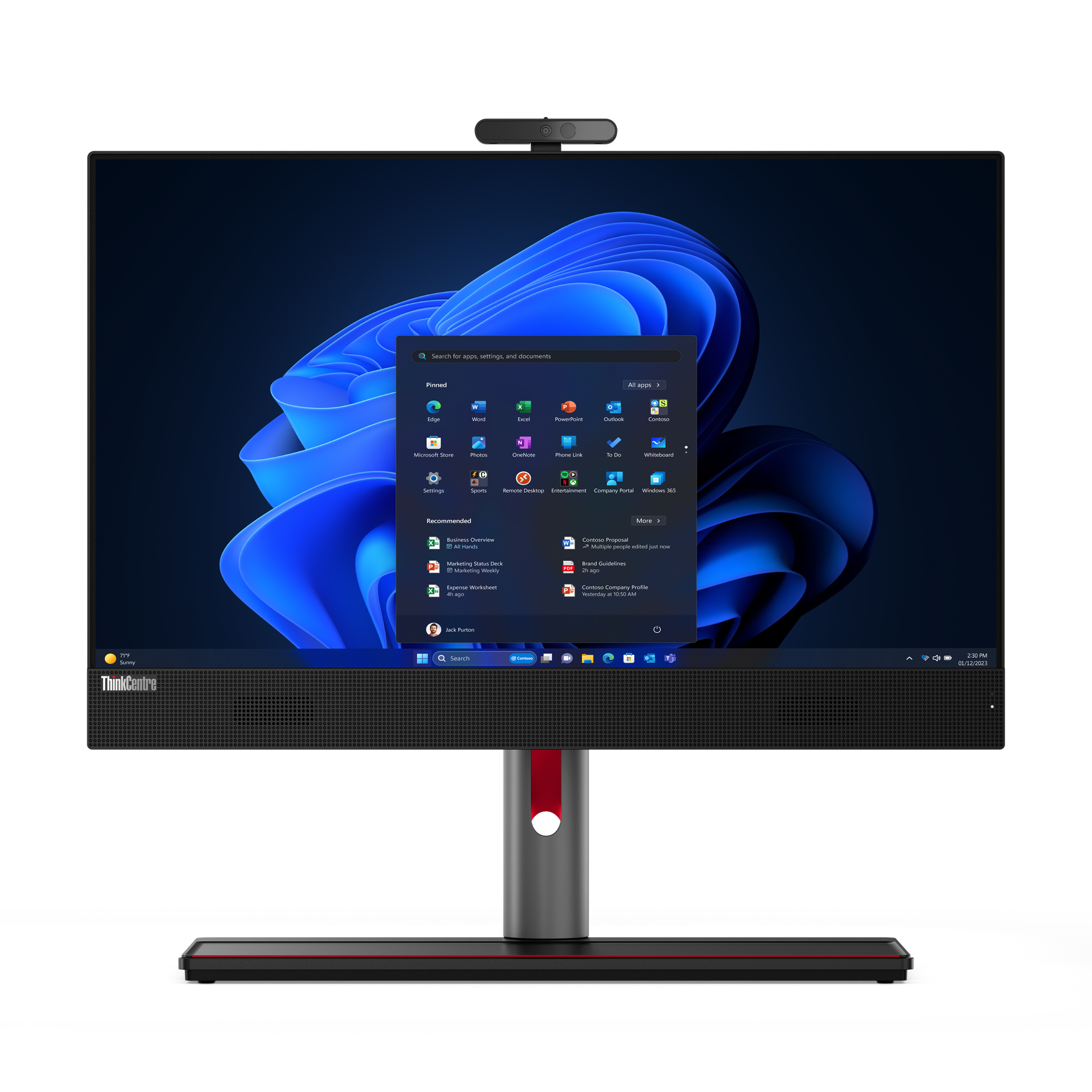 Lenovo ThinkCentre M90a All In One with Intel® Core™ i5, 16GB RAM and storage