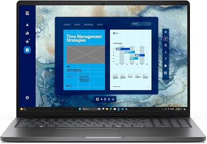 Dell Pro 16 PC16250 laptop with Intel Core Ultra 7 265U, 16GB RAM and 512GB SSD