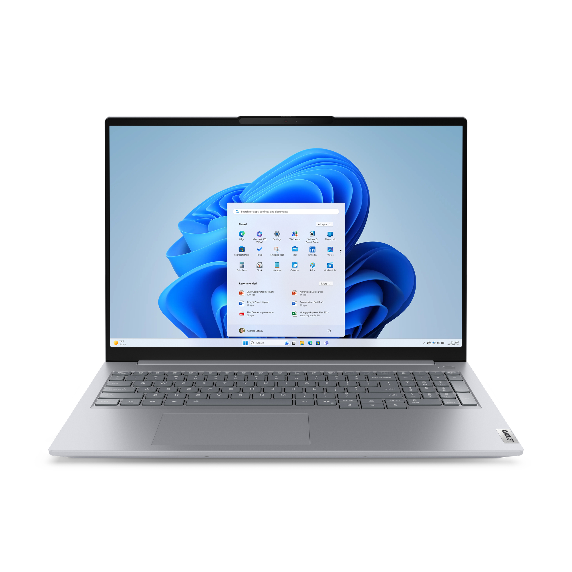 Lenovo ThinkBook 16 G8 IAL Business & Performance UK with Intel Core Ultra 7, 16GB RAM and storage