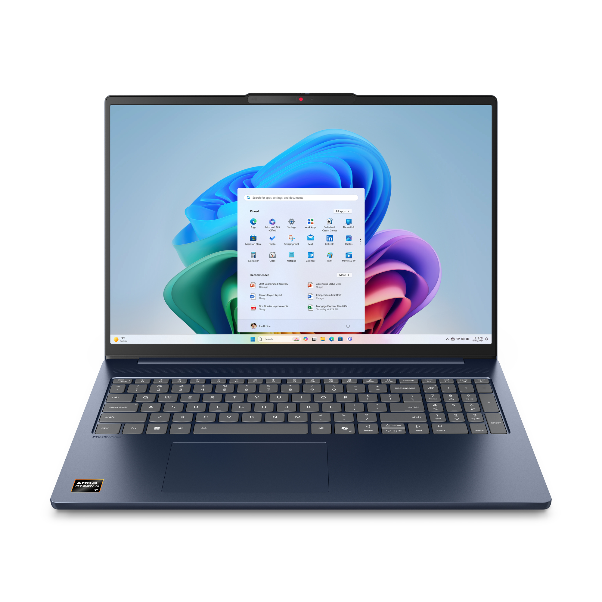 Lenovo IdeaPad Slim 5 16AHP10 Uncategorised with AMD Ryzen™ 7, 32GB RAM and storage