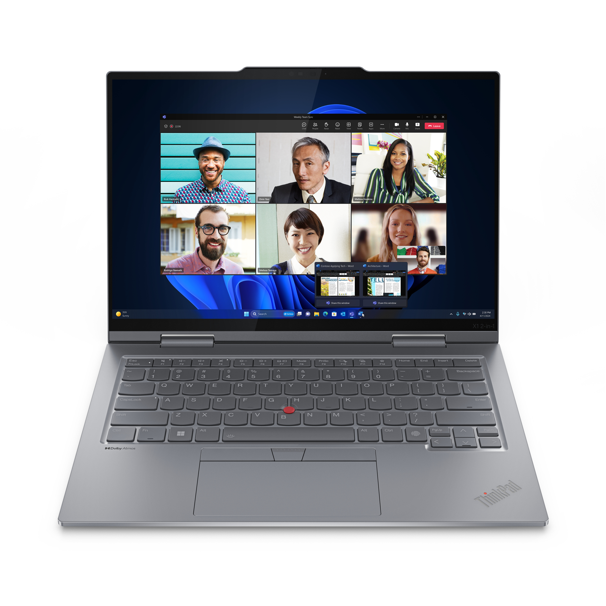 Lenovo ThinkPad X1 2-in-1 Gen 9 Business & Performance UK with Intel Core Ultra 7, 16GB RAM and storage