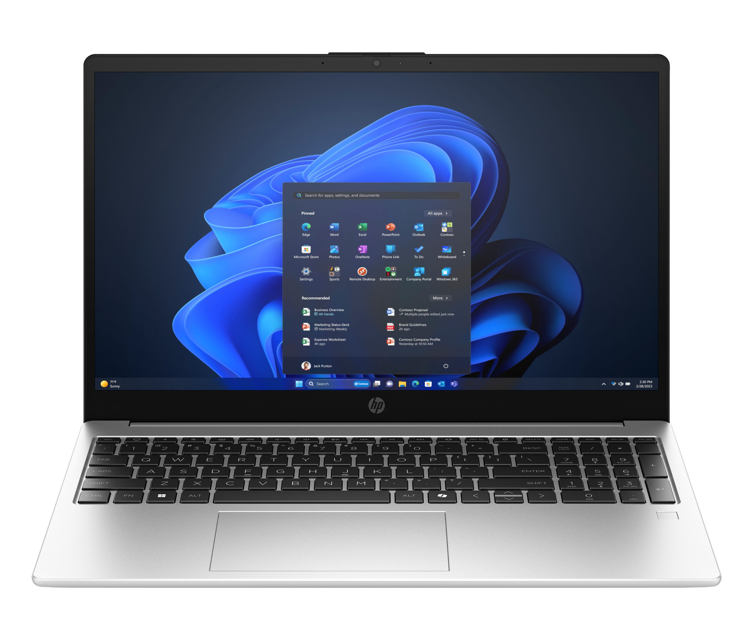 HP 255R 15.6 inch G10 Notebook PC Business & Performance UK with AMD Ryzen™ 7, 16GB RAM and storage