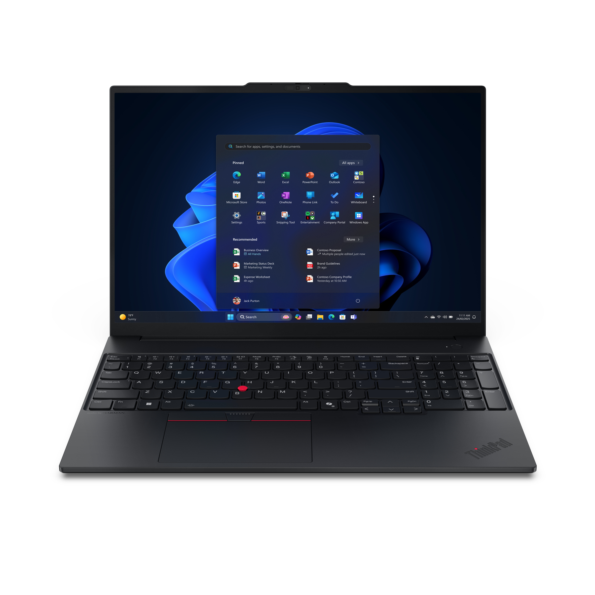 Lenovo ThinkPad E16 Gen 3 (Intel) Copilot+ PC Healthcare, Education & Charity UK with Intel Core Ultra 5, 16GB RAM and