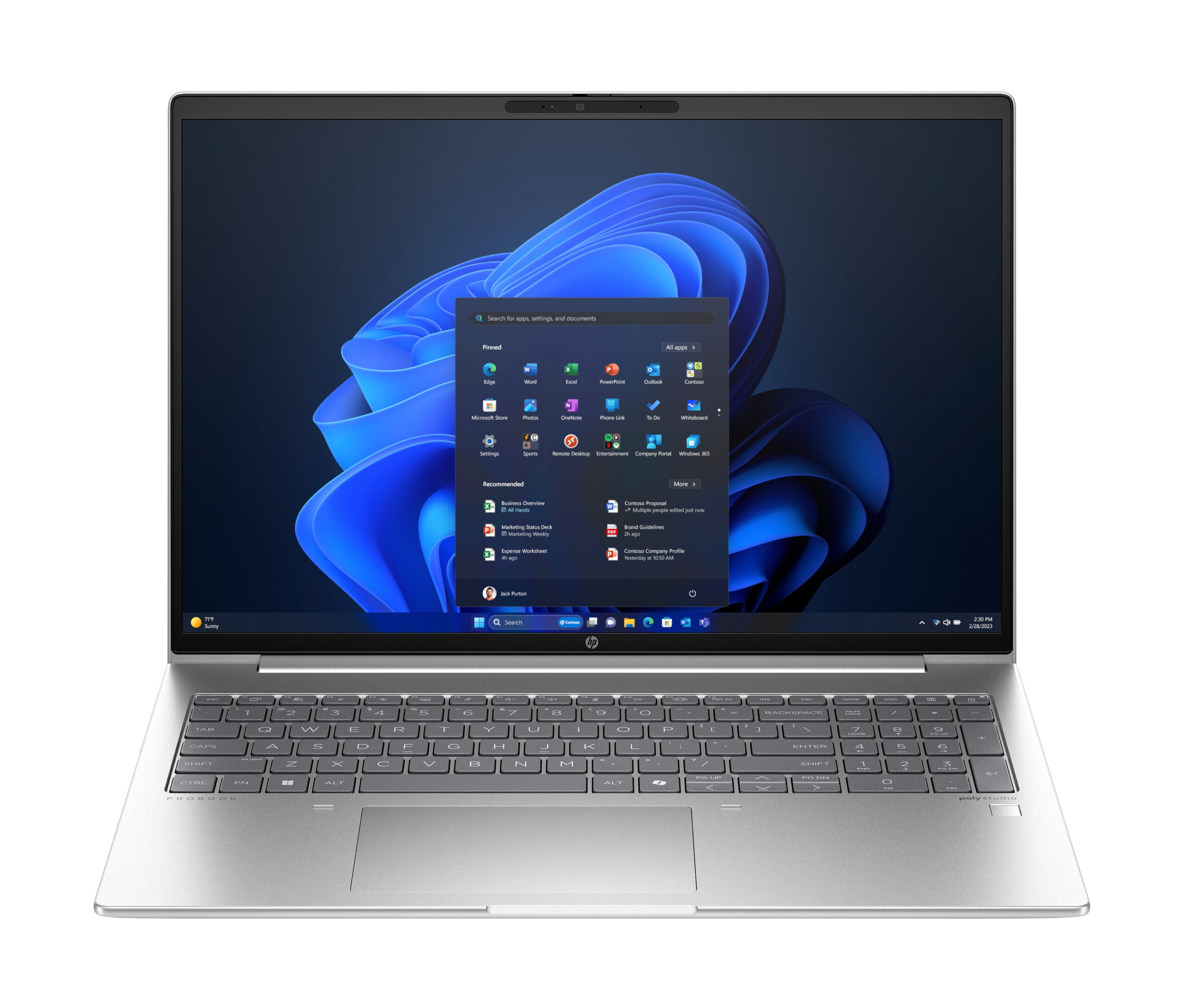 HP ProBook 460 16 inch G11 Notebook PC Business & Performance UK with Intel Core Ultra 7, 16GB RAM and storage