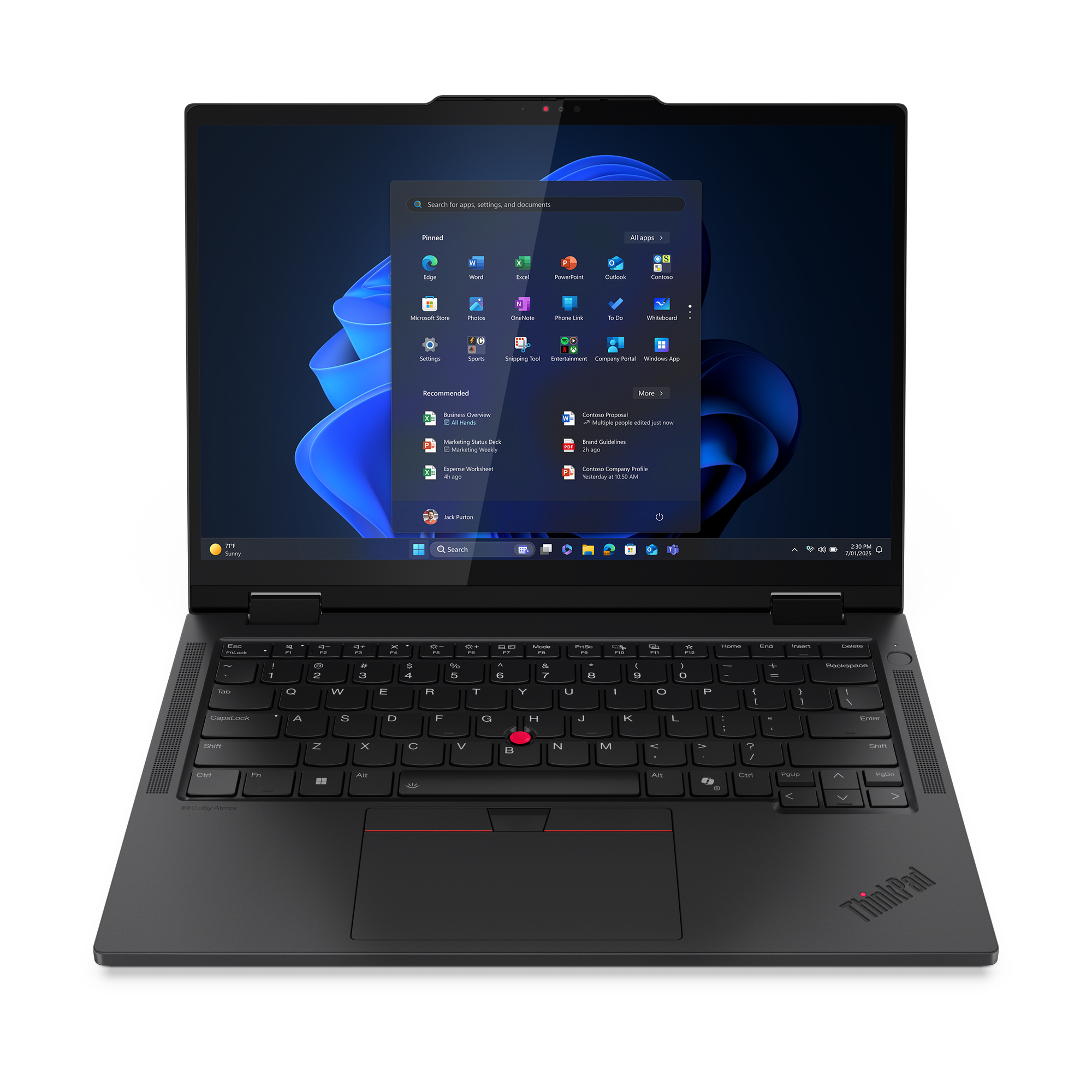 Lenovo ThinkPad T14s 2-in-1 Gen 1 Business & Performance UK with Intel Core Ultra 7, 16GB RAM and storage
