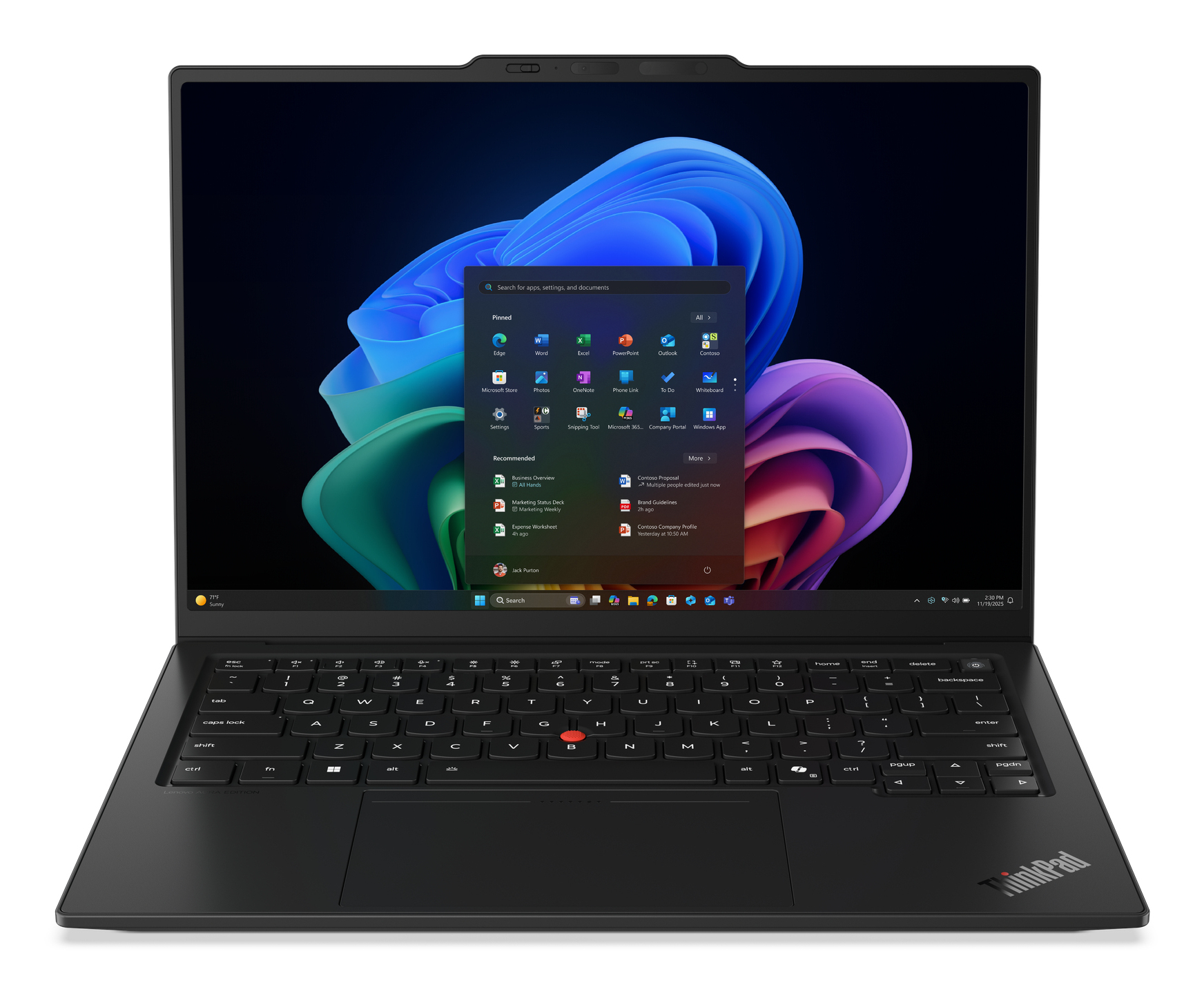 Lenovo ThinkPad X1 Carbon Gen 14 Aura Edition Copilot+ PC Business & Performance UK with Intel Core Ultra 7, 32GB RAM
