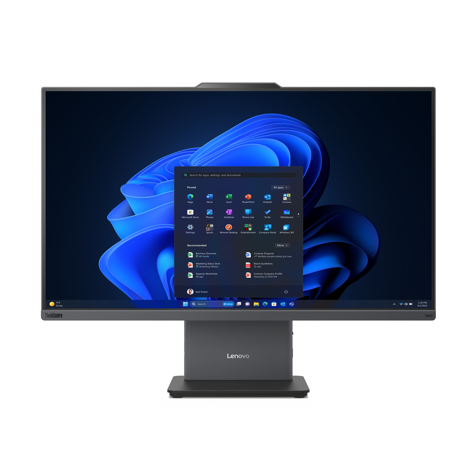 Lenovo ThinkCentre neo 50a 27 Gen 5 Business & Performance UK with Intel® Core™ i7, 16GB RAM and storage