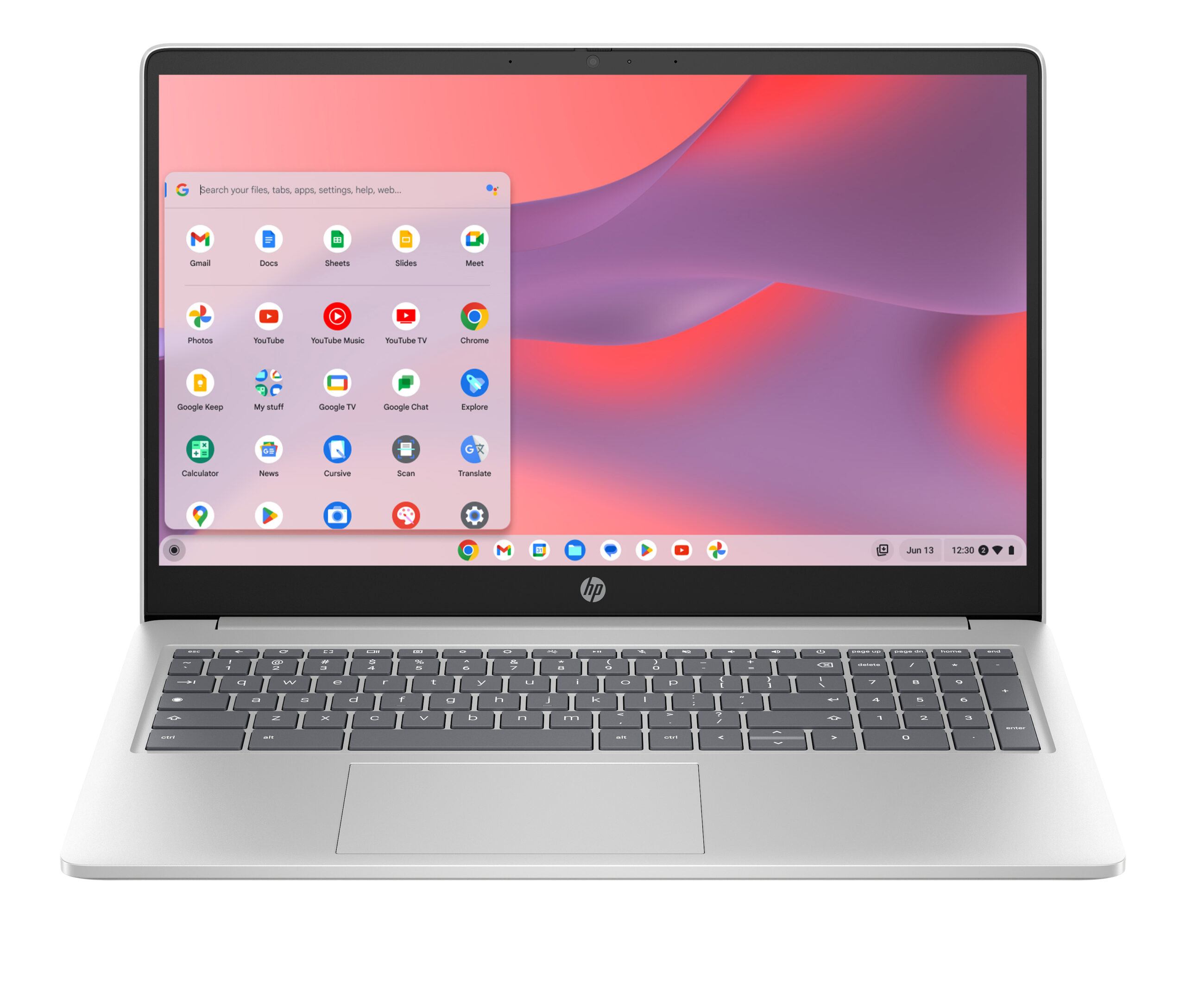 HP Chromebook 15a-nb0504sa Intel® N N100 39.6 cm (15.6″) Full HD 4 GB LPDDR5-SDRAM 128 GB UFS Wi-Fi 6 (802.11ax) ChromeOS Silver