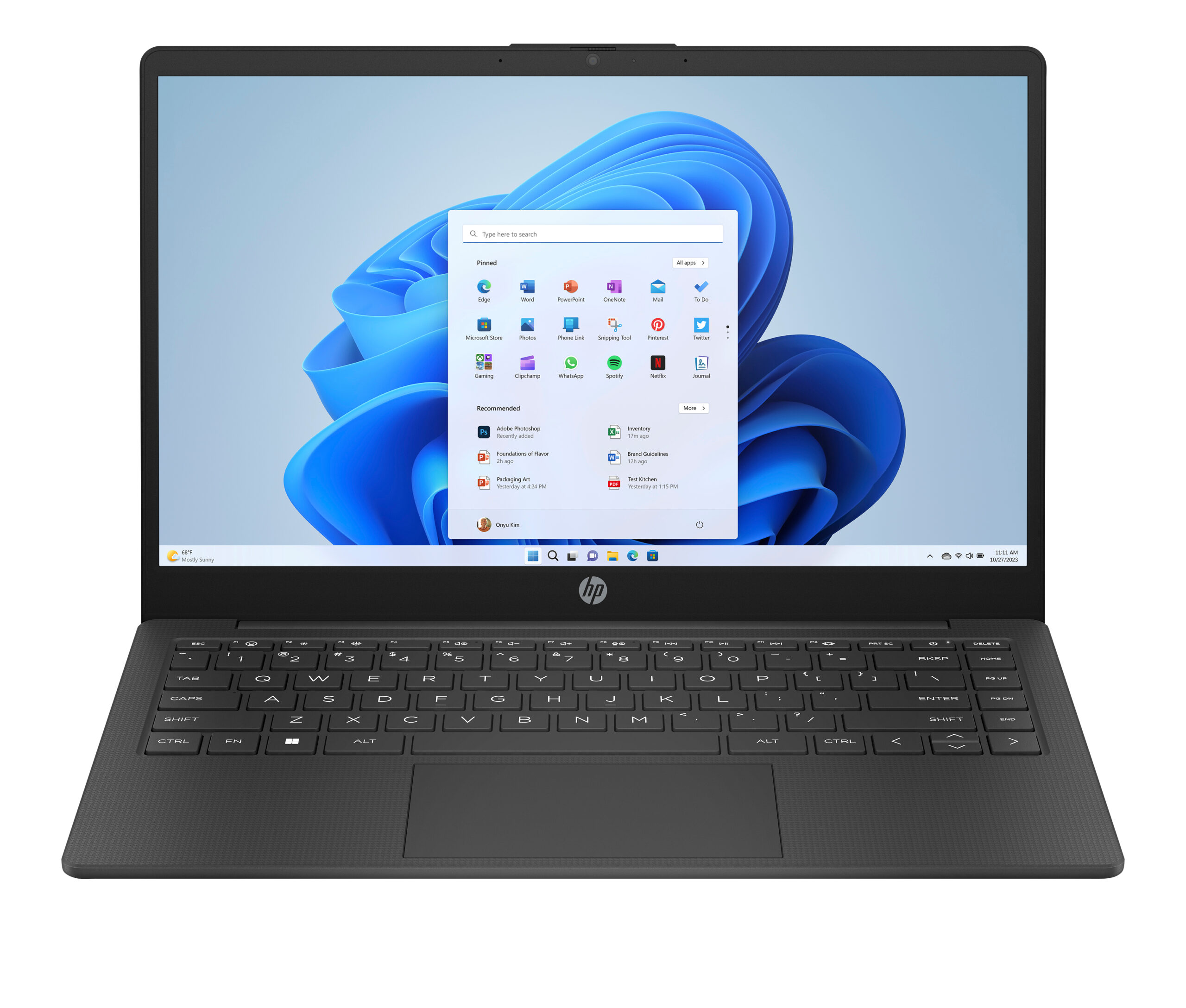 HP Laptop 14-em0018na AMD Athlon Silver 7120U 35.6 cm (14″) HD 4 GB LPDDR5-SDRAM 128 GB SSD Wi-Fi 6 (802.11ax) Windows 11 Black