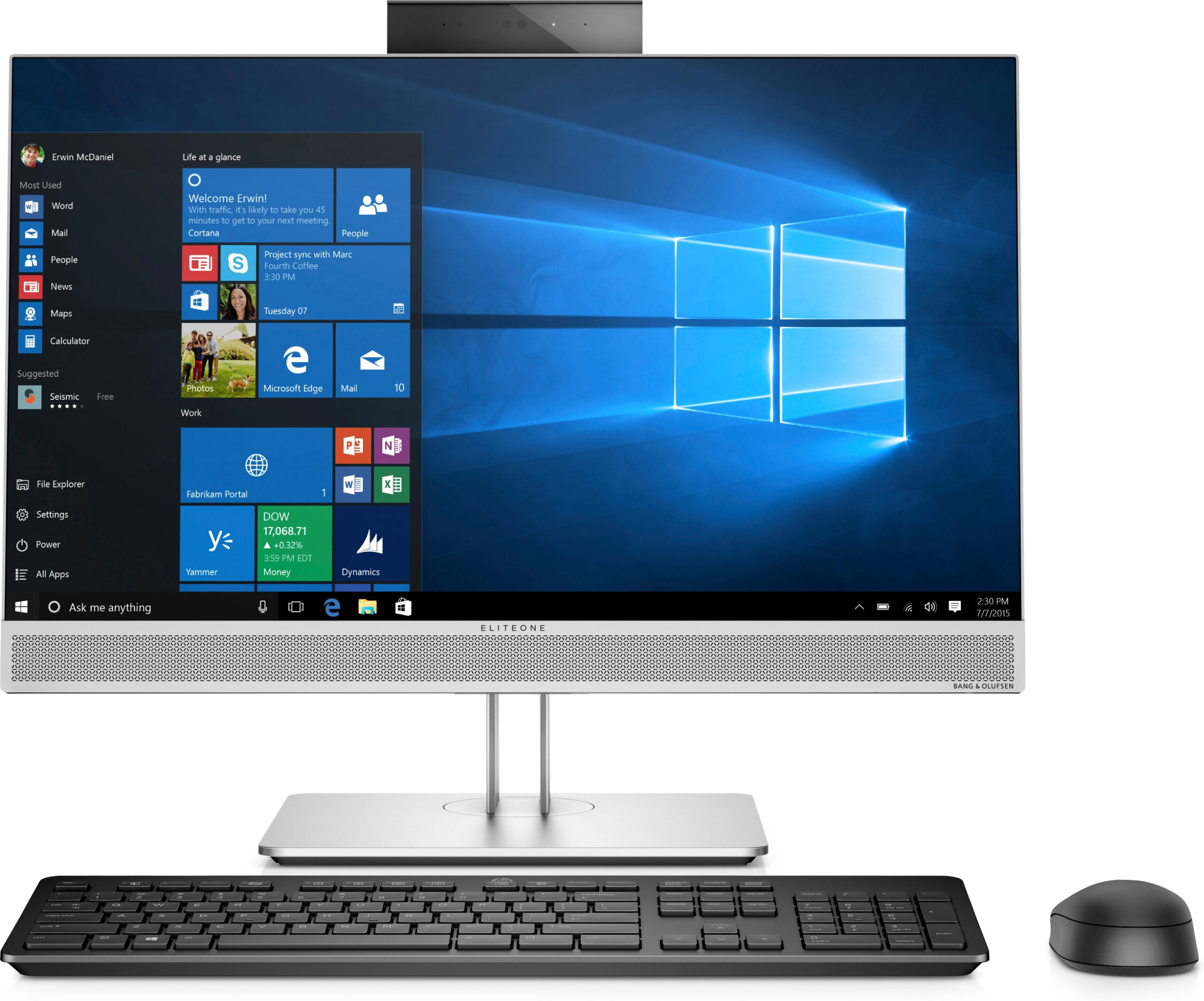 HP EliteOne 800 G4 Intel® Core™ i5 i5-8500 60.5 cm (23.8″) 1920 x 1080 pixels All-in-One PC 16 GB DDR4-SDRAM 512 GB SSD Windows 11 Pro Silver